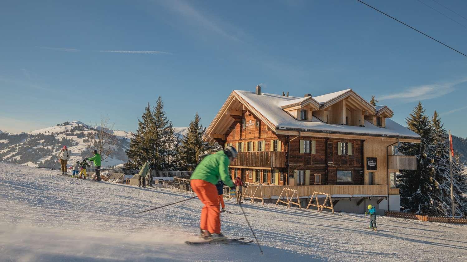 Rinderberg Swiss Alpine Lodge Цвайзиммен Экстерьер фото